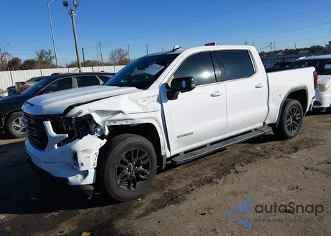 2025 GMC Sierra 1500 2Wd Short Box Elevation from USA, damaged, VIN 1GTPHCED5SZ272451